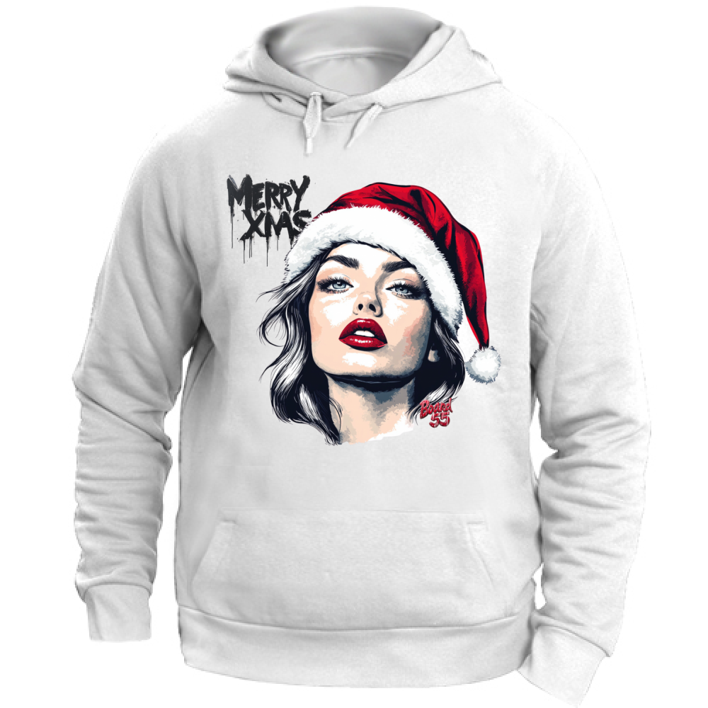 Felpa Unisex con Cappuccio Merry Christmas Warhol Style 2 Board55