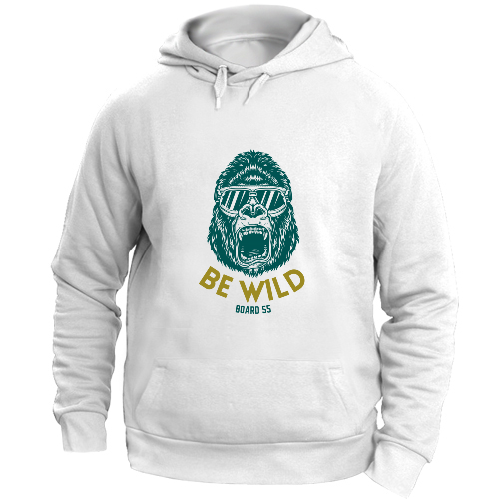 Felpa Unisex con Cappuccio Be Wild Board 55 Winter Collection